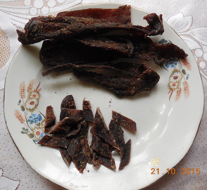 Secada de casă - biltong