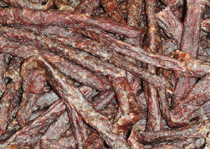 Biltong eller beef jerky