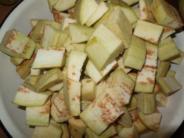 Auberginesalat til vinteren