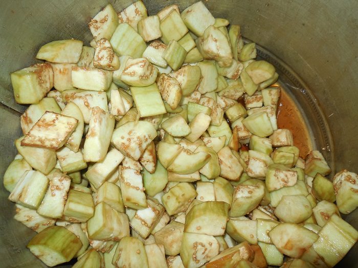 Auberginesalat til vinteren