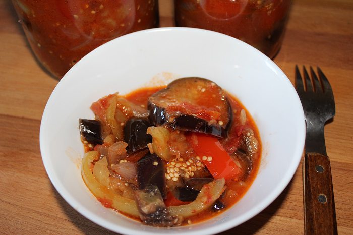 Troika aubergine salat