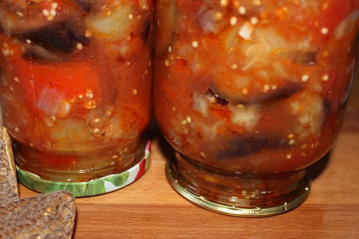 Troika aubergine salat