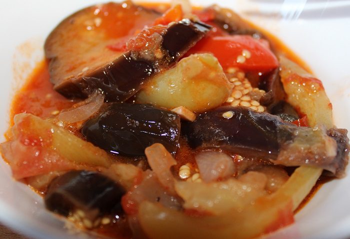 Troika aubergine salat