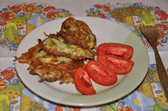 Frosset zucchini til vinteren