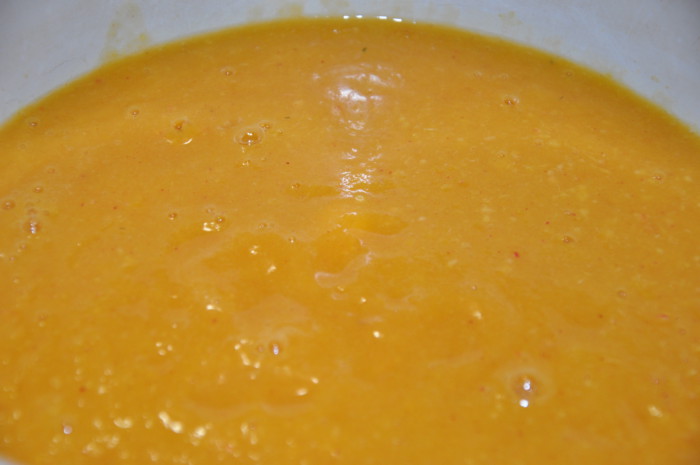 Dulceata cruda de piersici